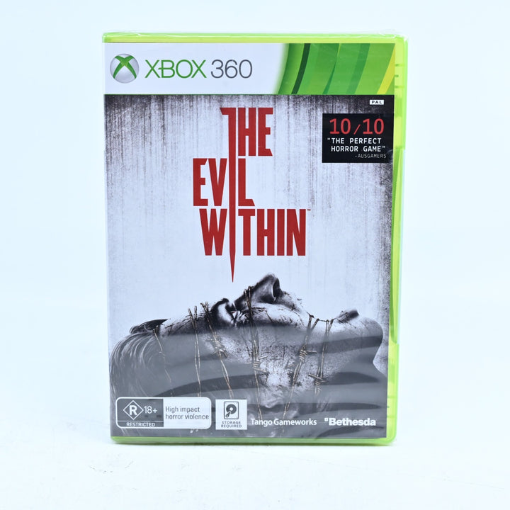 SEALED! The Evil Within - Xbox 360 Game + Manual - PAL - MINT DISC!