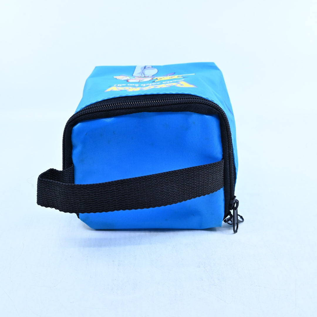 Vintage Pokemon Blue Carry Bag With Handle - 1999 - Nintendo Gameboy Accessory