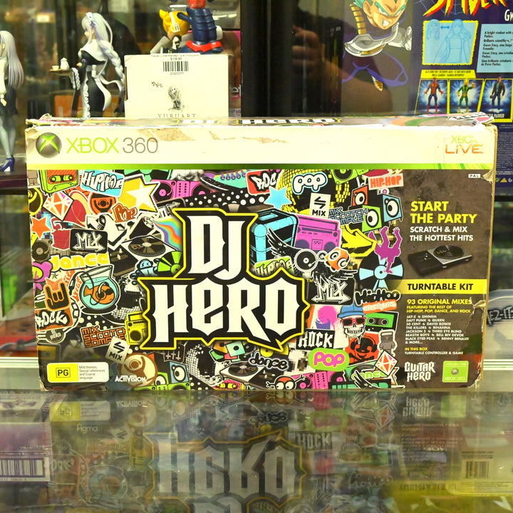 DJ Hero Boxed - Xbox 360 Game + Manual - PAL - MINT DISC!
