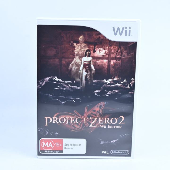 LIKE NEW! Project Zero 2 - Wii Edition - Nintendo Wii Game - PAL - MINT DISC!