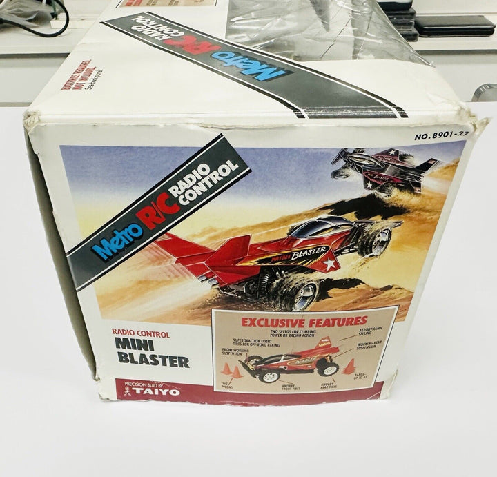 Taiyo Tyco R/C Mini Blaster RC Remote Control black box 1991 vintage toy car