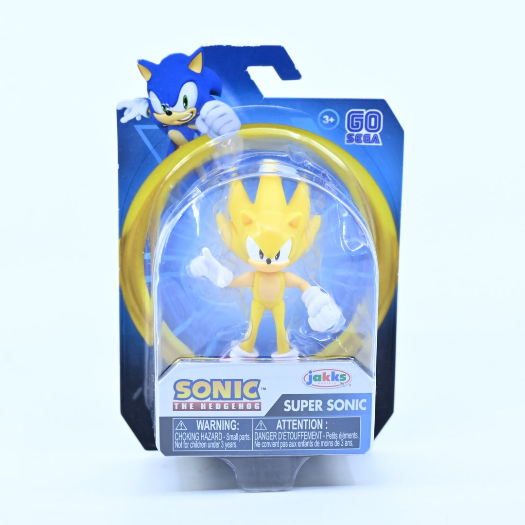 SEALED! Super Sonic - Jakks Pacific - Sonic the Hedgehog - Action Figure / Toy