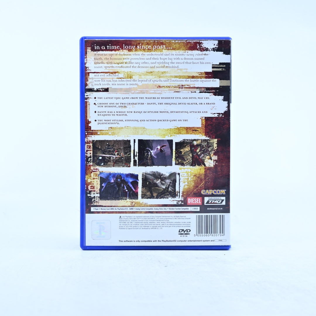 Devil May Cry 2 - Sony Playstation 2 / PS2 Game + Manual - PAL - MINT DISC!