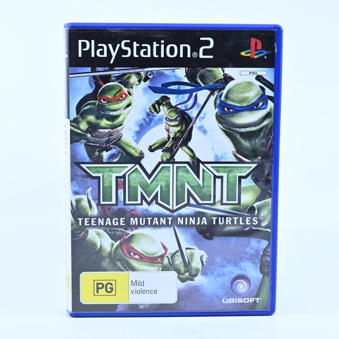 TMNT: Teenage Mutant Ninja Turtles - Sony Playstation 2 / PS2 Game + Manual