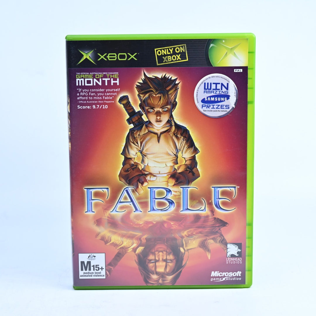 Fable - Original Xbox Game + Manual - PAL - MINT DISC!