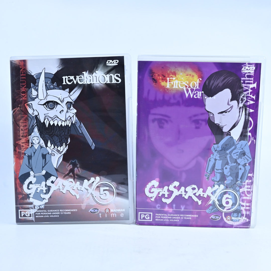 Gasaraki - Complete 8 Disc Set - Madman - Region 4 - Anime DVD
