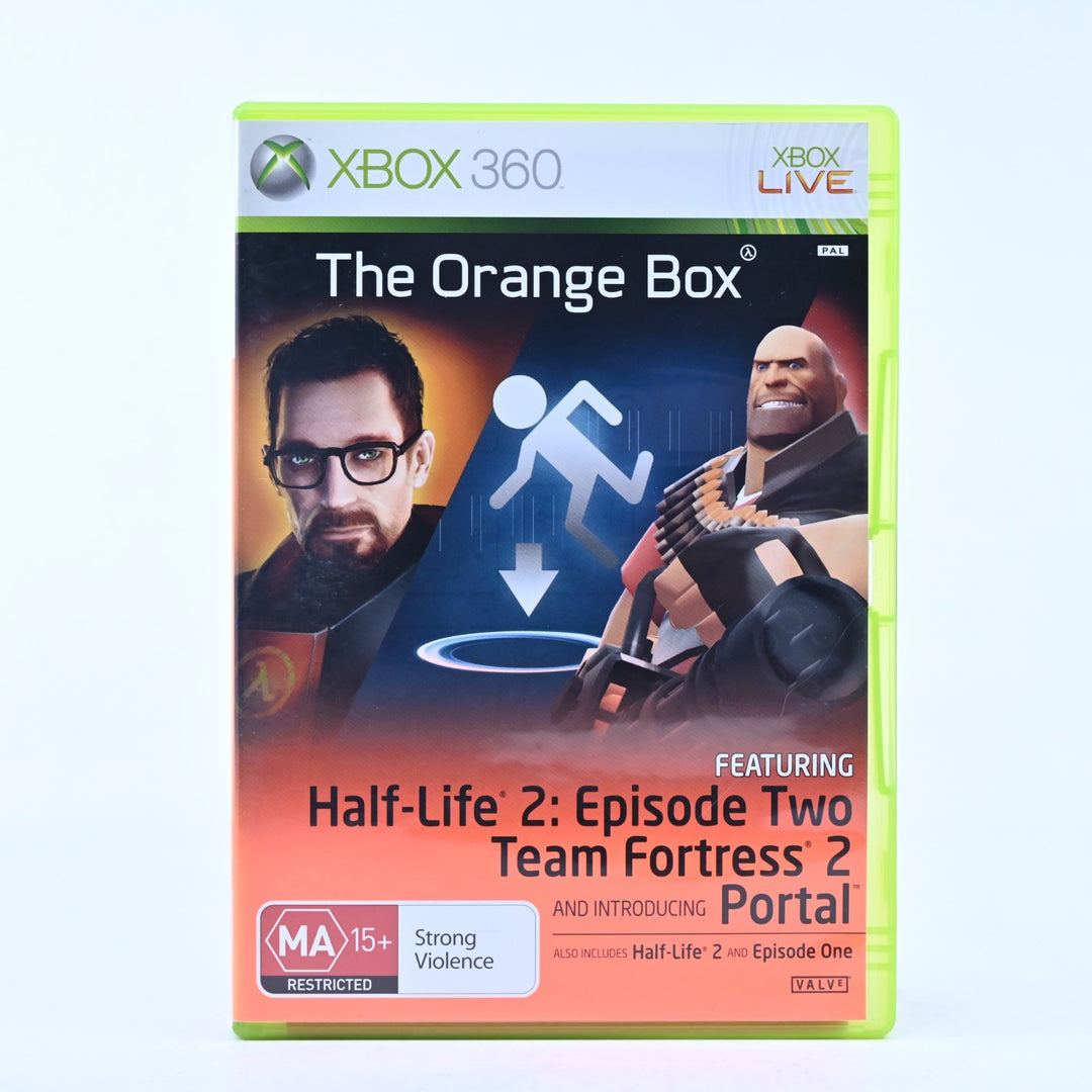 The Orange Box - Xbox 360 Game + Manual - PAL - MINT DISC!