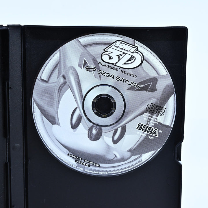 LIKE NEW! Sonic 3D: Flickies' Island - Sega Saturn Game + Manual - PAL