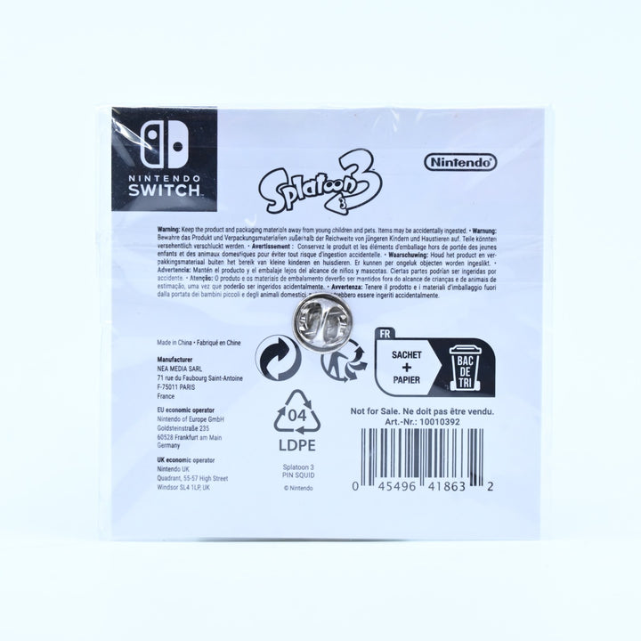 SEALED! Splatoon 3 Yellow Squid Pin - Merchandise / Pin