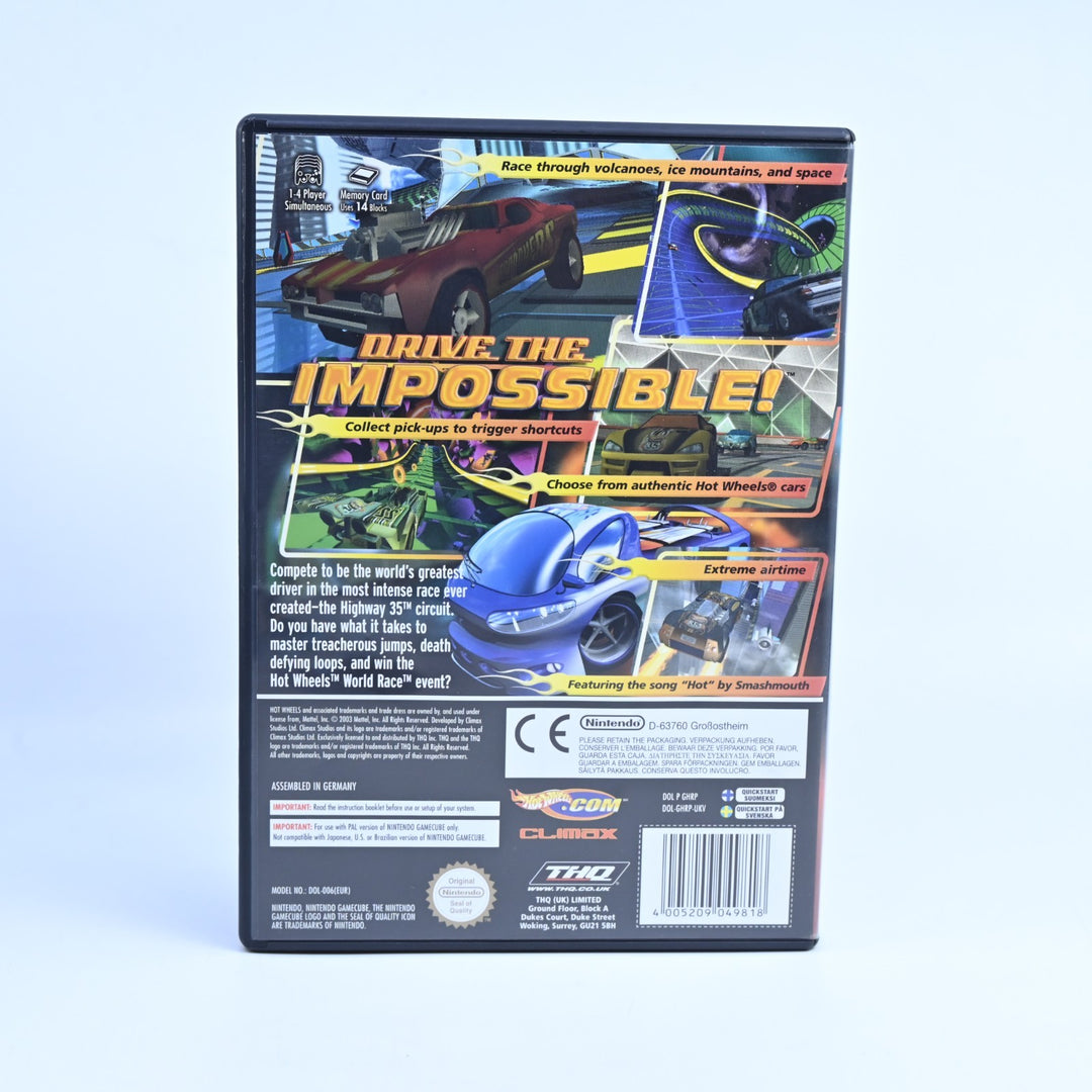 Hot Wheels World Race - Nintendo Gamecube Game + Manual - PAL - FREE POST!