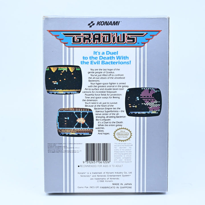 Gradius - Nintendo Entertainment System / NES Boxed Game - PAL - FREE POST!