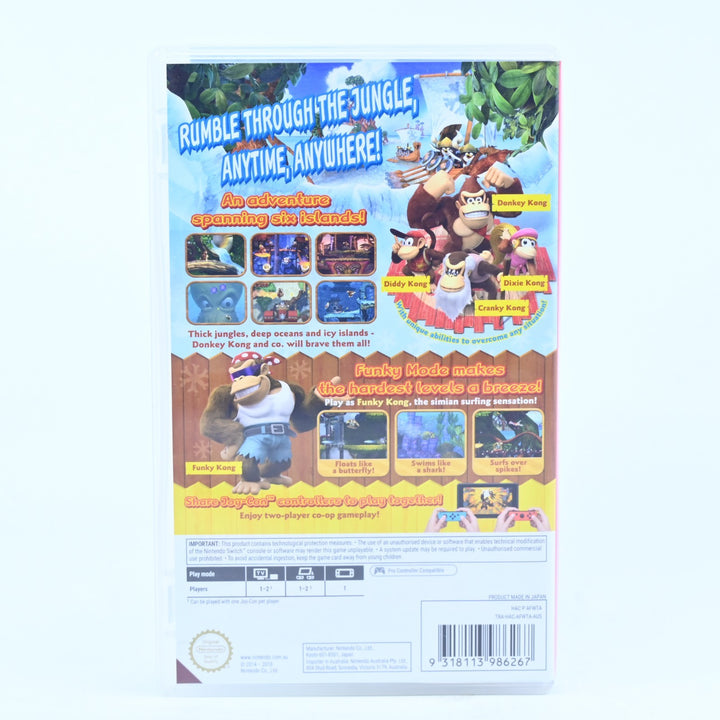 Donkey Kong Country: Tropical Freeze - Nintendo Switch Game - FREE POST!