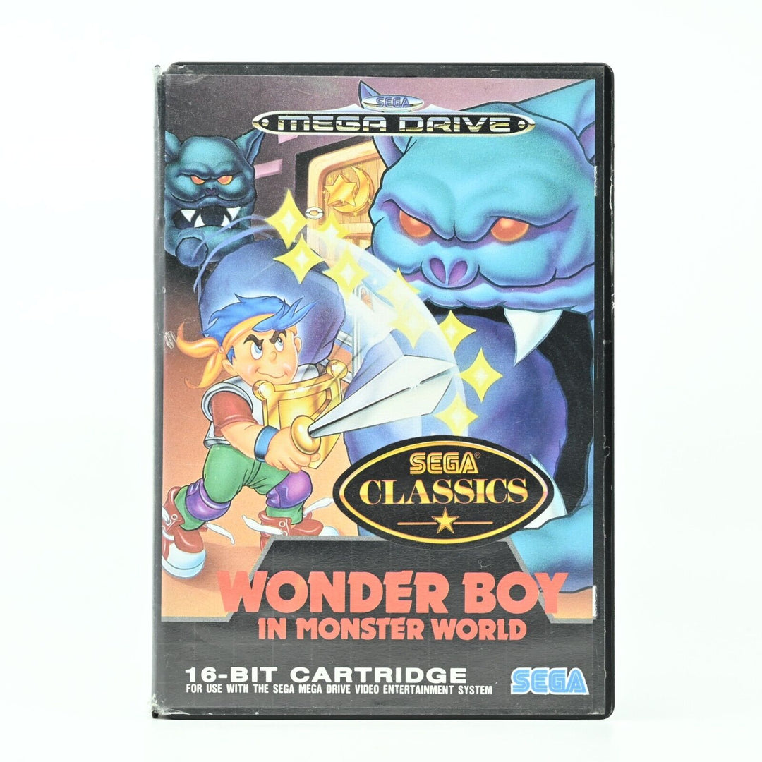 Wonder Boy In Monster World - Sega Mega Drive Game - PAL - FREE POST!