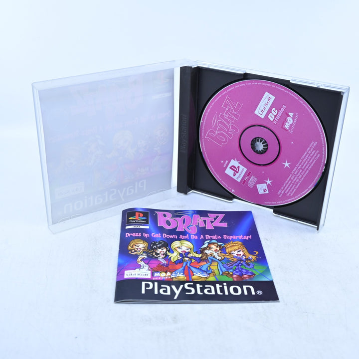 Bratz - Sony Playstation 1 / PS1 Game + Manual - PAL - MINT DISC!