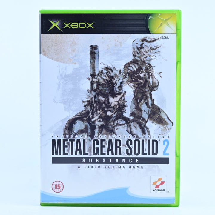 Metal Gear Solid 2 Substance - Original Xbox Game + Manual - PAL - MINT DISC!