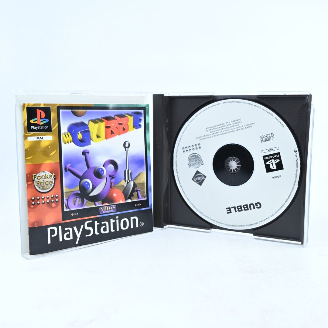 Gubble - Sony Playstation 1 / PS1 Game + Manual - PAL - NEAR MINT DISC!