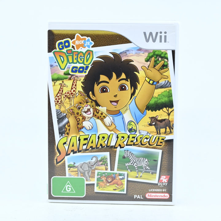 Nick Jr. Go Diego Go! Safari Rescue - Nintendo Wii Game - No Manual - PAL