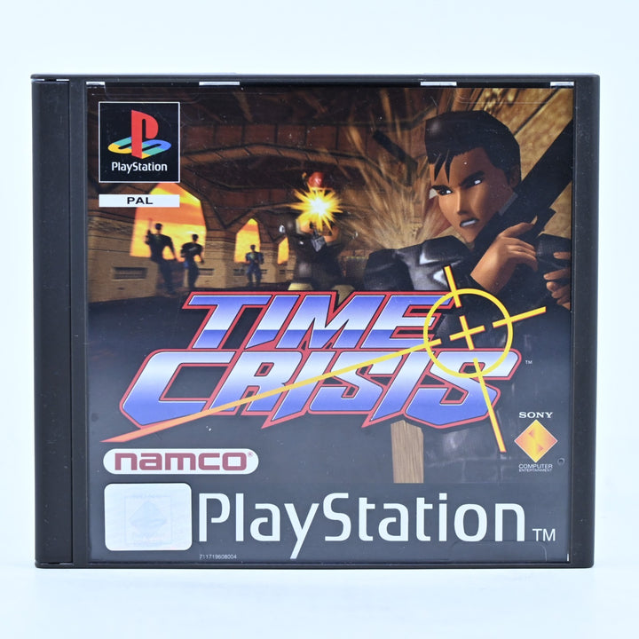Time Crisis - Sony Playstation 1 / PS1 Game + Manual - PAL - MINT DISC!