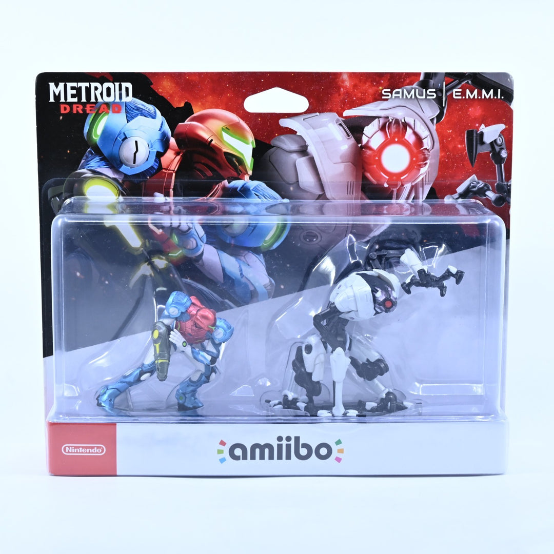 SEALED! Samus & E.M.M.I. Amiibo - Metroid Dread - Toy