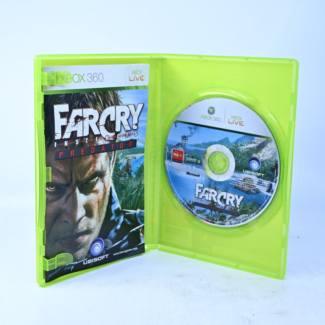 Far Cry Instincts Predator - Xbox 360 Game + Manual - PAL - MINT DISC!