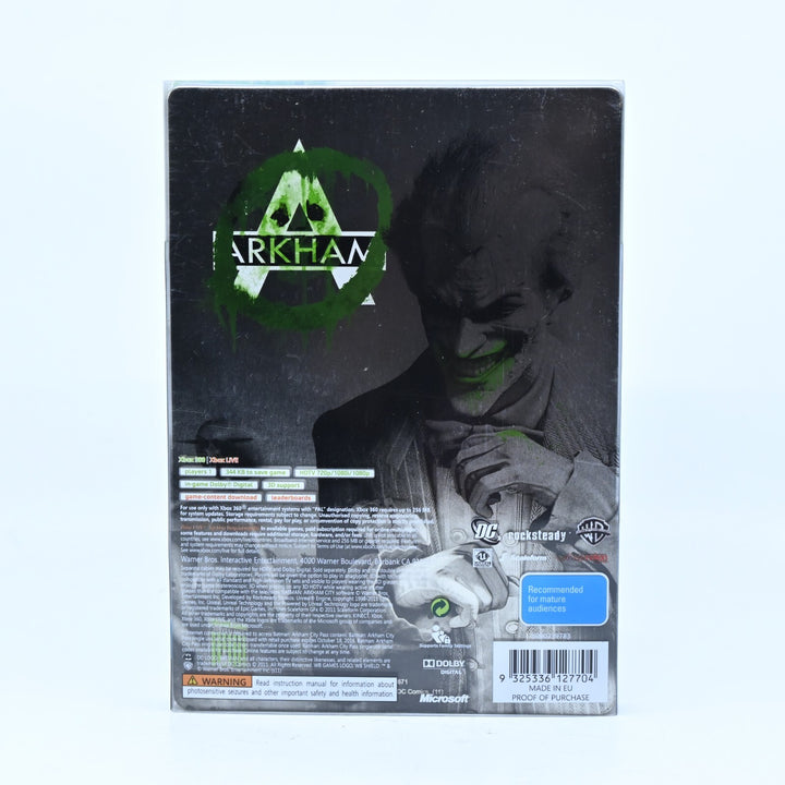 Batman: Arkham City Steelbook - Xbox 360 Game + Manual - PAL - MINT DISC!
