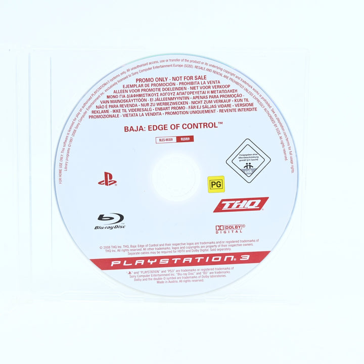 Baja: Edge of Control - Promo Disc - PS3 Game - Disc Only - MINT DISC!