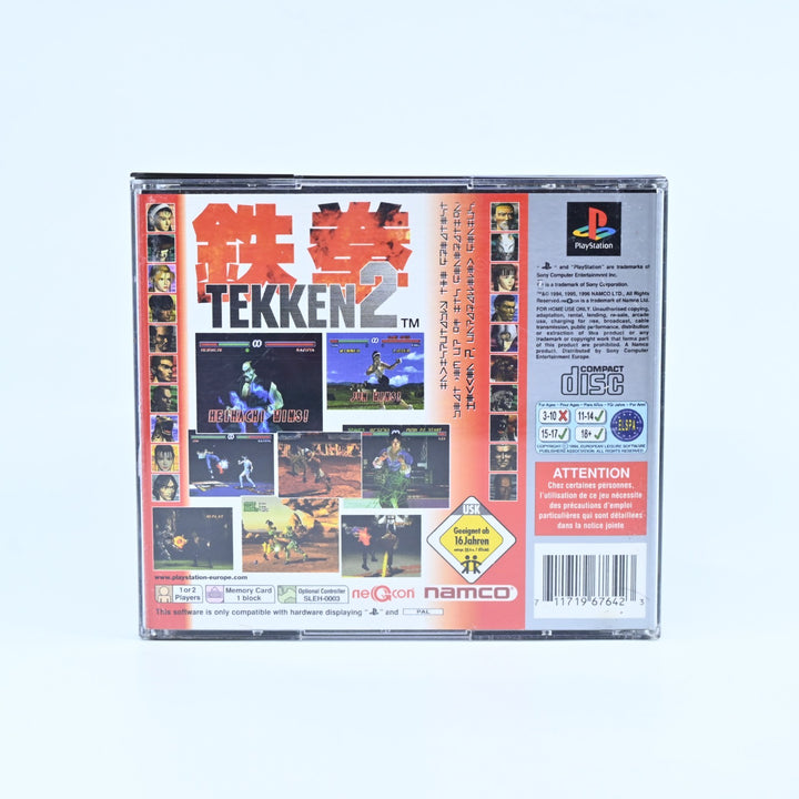 Tekken 2 - Sony Playstation 1 / PS1 Game + Manual - PAL - MINT DISC!