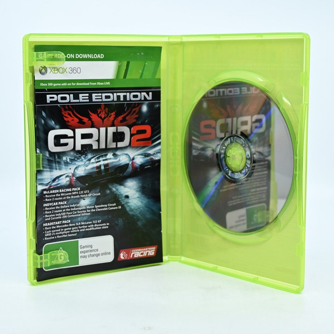 Grid 2: Pole Edition - Xbox 360 Game + Manual - PAL - MINT DISC!