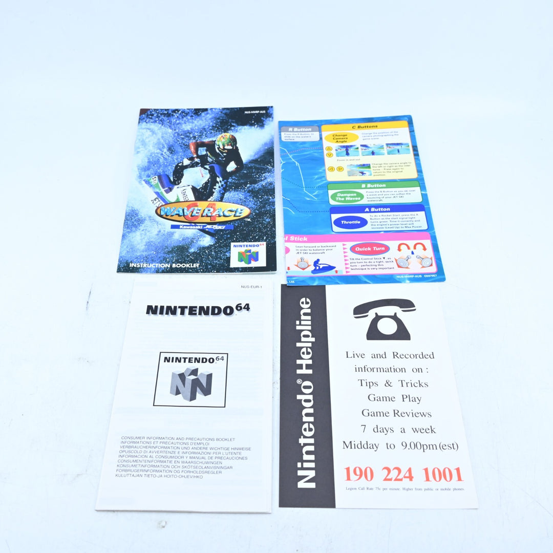 Wave Race 64 - N64 / Nintendo 64 Boxed Game - PAL - FREE POST!