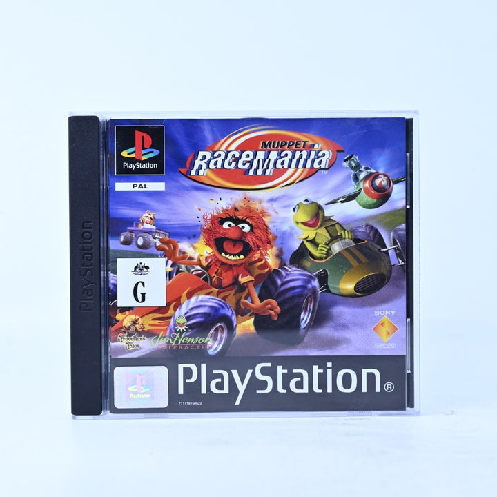 Muppet Racemania - Sony Playstation 1 / PS1 Game + Manual - PAL - MINT DISC!