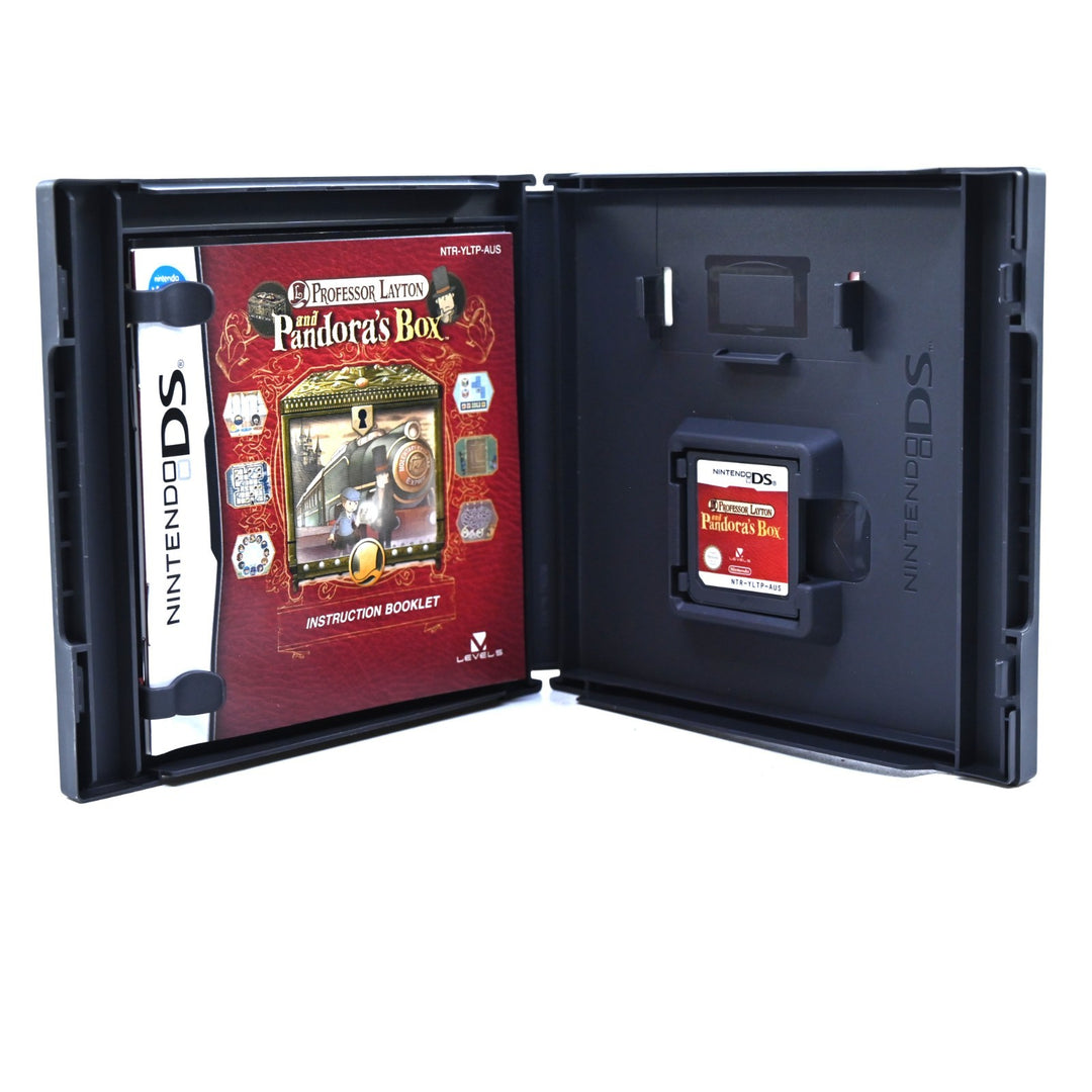 Professor Layton and Pandora's Box - Nintendo DS Game - PAL + Manual