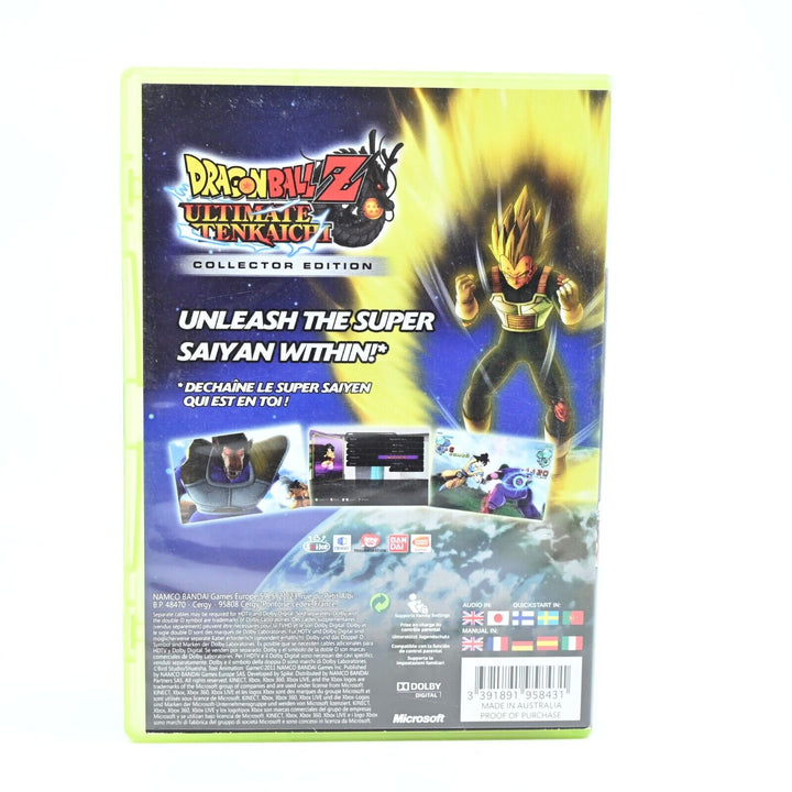 Dragon Ball Z: Ultimate Tenkaichi - Xbox 360 Game + Manual - PAL - MINT DISC!