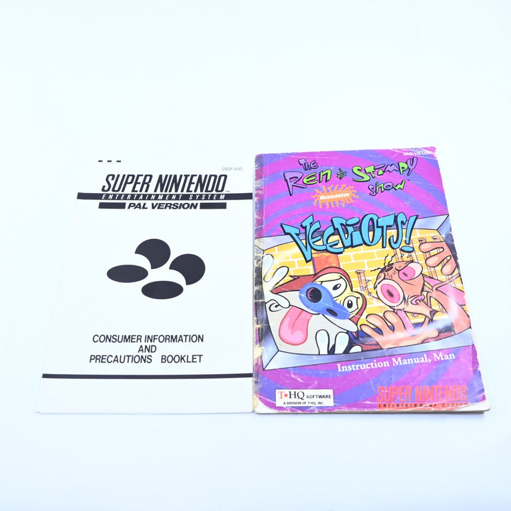 The Ren & Stimpy Show: Veediots - Super Nintendo / SNES Boxed Game - NTSC-U/C