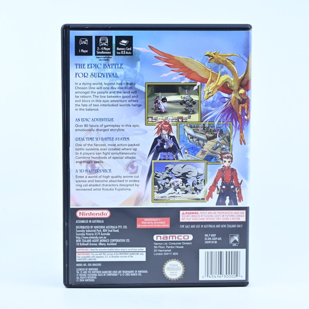 Tales of Symphonia - Nintendo Gamecube Game + Manual - PAL - FREE POST!