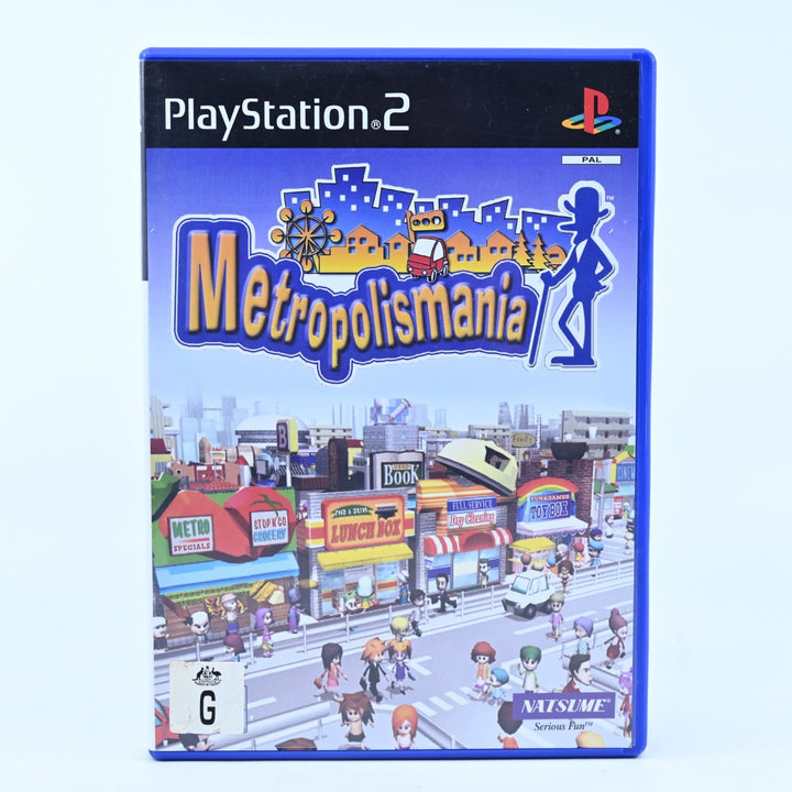 Metropolismania - Sony Playstation 2 / PS2 Game + Manual - PAL - MINT DISC!