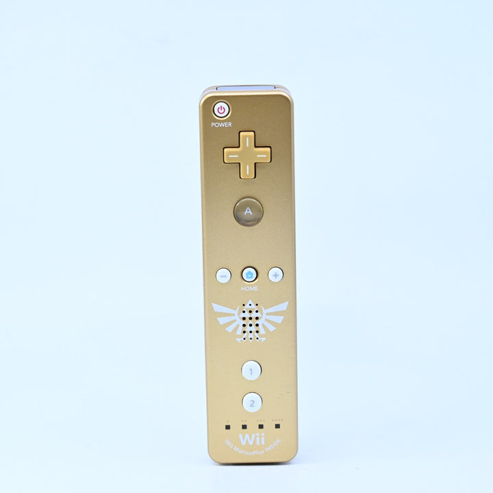 The Legend of Zelda: Skyward Sword Gold Wii Remote - Nintendo Wii Accessory