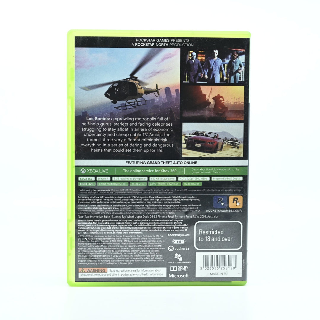 Grand Theft Auto V - Xbox 360 Game - PAL - FREE POST