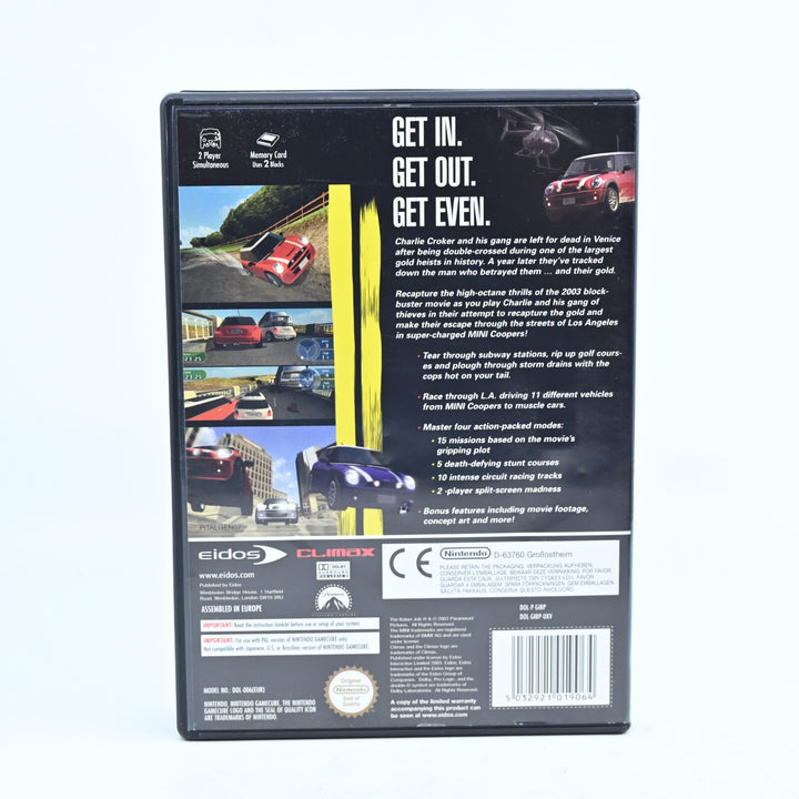 The Italian Job L.A. Heist - Nintendo Gamecube Game + Manual - PAL - FREE POST!