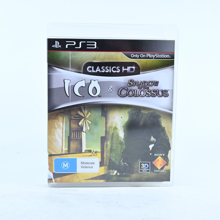 Ico & Shadow of the Colossus Collection - Sony Playstation 3 / PS3 Game + Manual