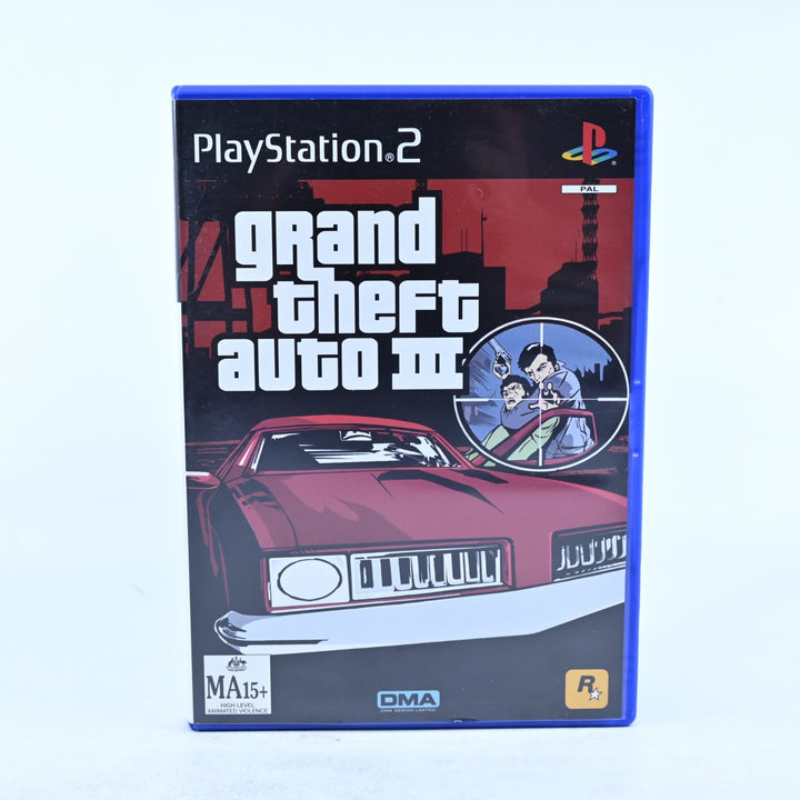 Grand Theft Auto III - Sony Playstation 2 / PS2 Game + Manual + Map - MINT DISC!