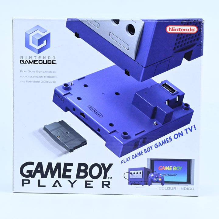 Boxed Indigo GameBoy Player + Disc - Nintendo Gamecube Accessory - PAL