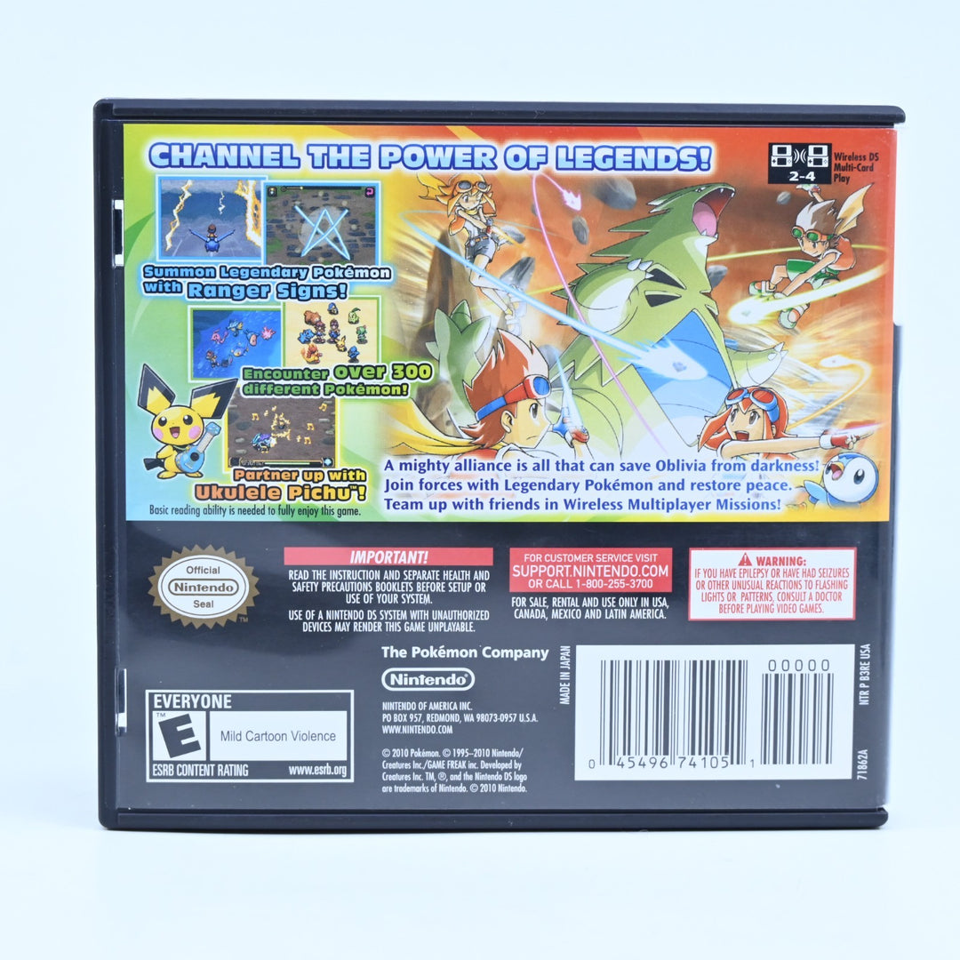 Pokemon Ranger: Guardian Signs - Nintendo DS Game - Region Free + Manual