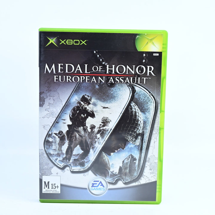 Medal of Honor: European Assault - Original Xbox Game + Manual - PAL - MINT DISC