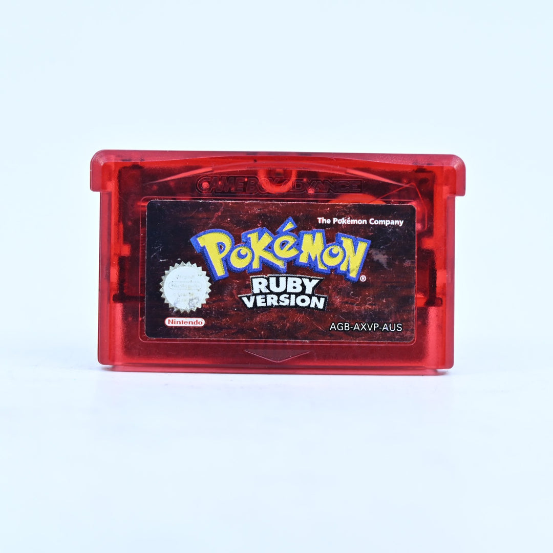 Pokemon Ruby Version - GBA Game - AUS PAL - NEW BATTERY!
