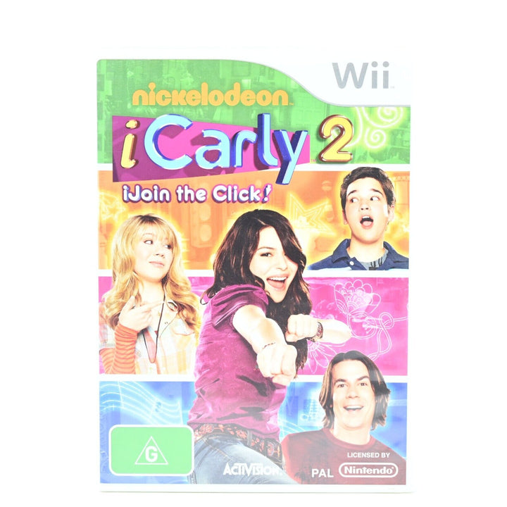 iCarly 2 iJoin The Click - Nintendo Wii Game + Manual - PAL - MINT DISC!