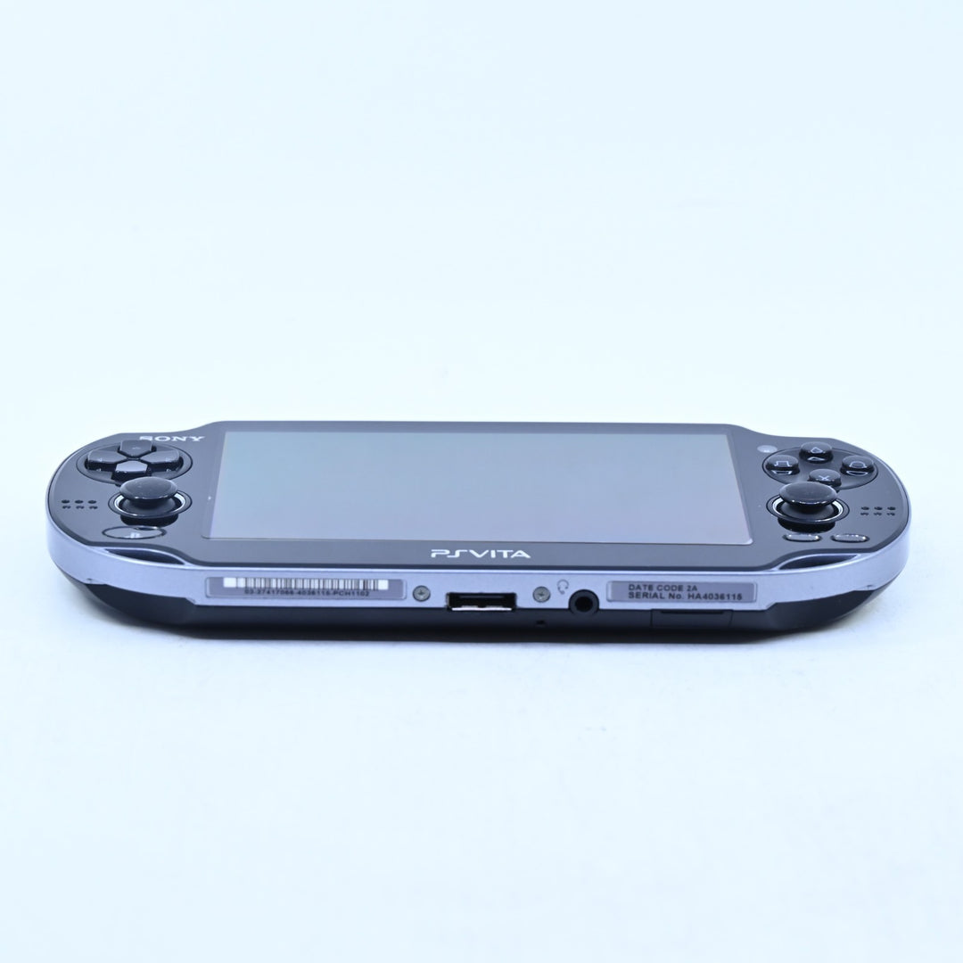 Crystal Black Sony PS Vita Boxed Console - PCH-1102 - PCH-1100 - FREE POST!