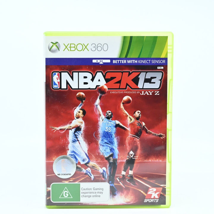 NBA 2K13 - Xbox 360 Game + Manual - PAL - MINT DISC!