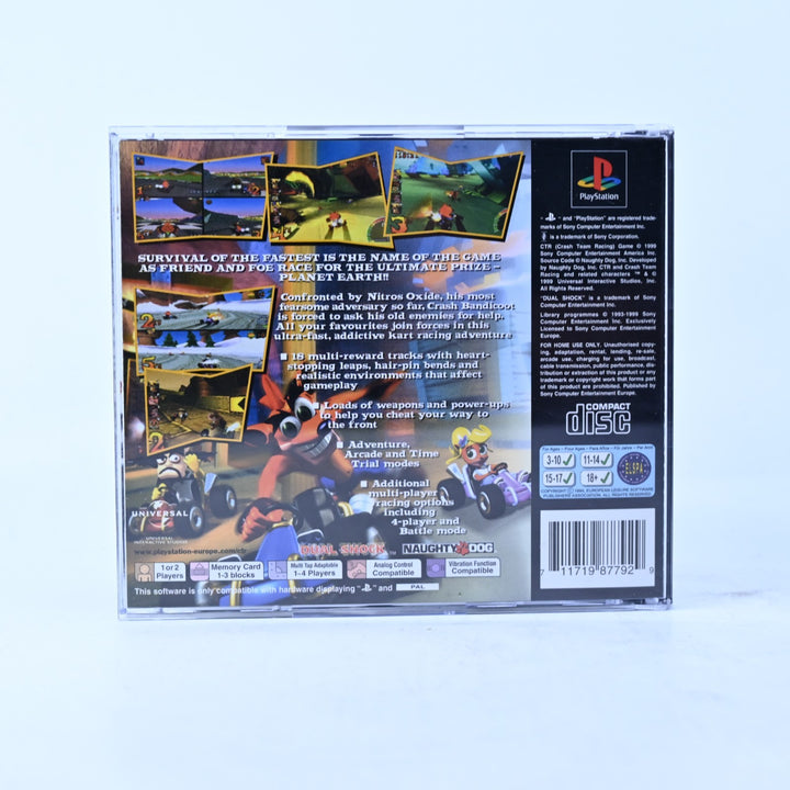 CTR: Crash Team Racing - Sony Playstation 1 / PS1 Game + Manual - PAL