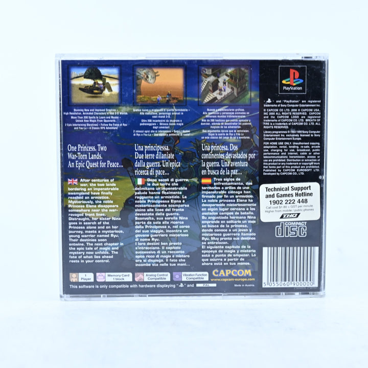 Breath of Fire IV - Sony Playstation 1 / PS1 Game + Manual - PAL - MINT DISC!