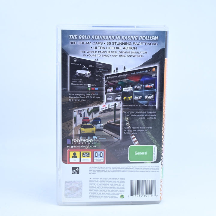 Gran Turismo - Sony PSP Game + Manual - FREE POST!